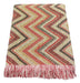 Rustic Jacquard Throw Blanket 125x150 with Fringes - Home Decor 3