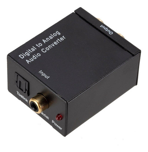 Convertidor Audio Digital A Analógico Coaxial Óptico Rca Aux 6