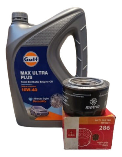 Motrio Gulf 10W40 Oil Filter R11/12/4/6 Trafic 1.4 0