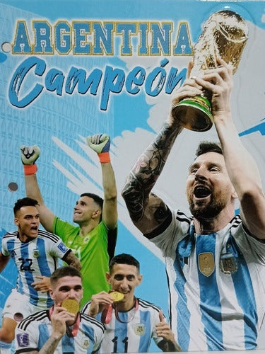 Messi Campeones Folder N3 with Embossed Cardboard Covers 2