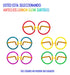 Enfiestados Neon Lennon Round Glow Glasses X10 5