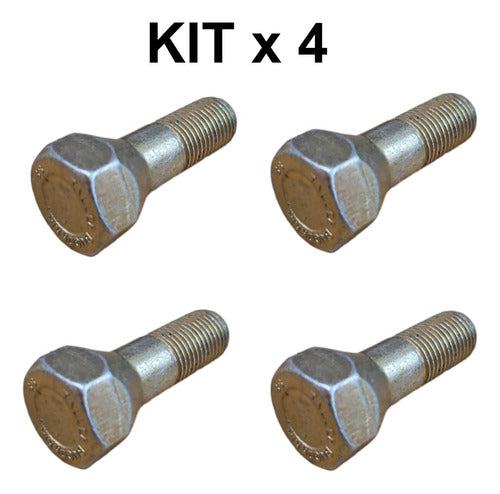 Alto Kit X4 Wheel Bolts for Fiat 125 1500 1600 - Zinc Plated 2