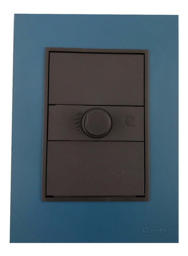 Cambre Bauhaus Light Switch with Dimmer and Knob 0