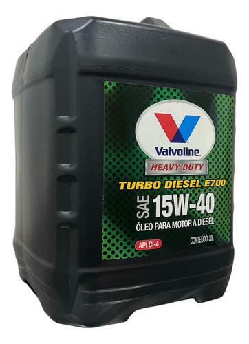 Oleo De Motor Valvoline Turbo Diesel E700 15w40 Ci4 20l 1