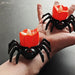 Colores Vela Araña Luz Led Halloween Decoracion X1 2