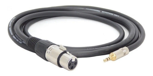 Cable Mini Plug 3.5 to XLR Female Balanced 1m 0