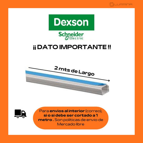 Schneider Electric Dexon 20x12 Cable Duct Adhesive x 2 Meters 2