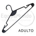 Perchas Reforzadas De Plástico Negro Adulto - Pack X50 1