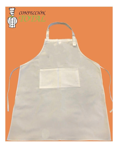 Confección Total Delantal Gabardina Bolsillo Y Regulador Pack X 10 Unidades 1