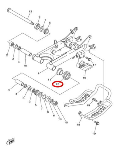 Yamaha Guide Chain 2GU-22151-10 1