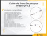 Cable De Freno Para Secarropas Drean Qv 5.5 1