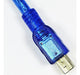 Azul Corto Usb 2.0 Un Varón Del Pin B Mini 5 Enchufes De Dat 4