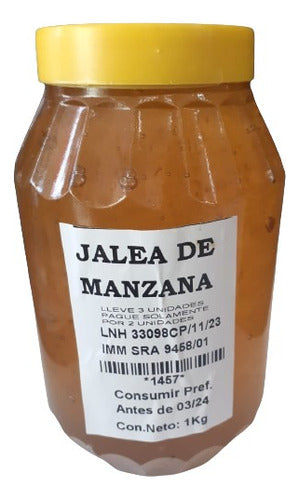 Jalea De Manzana 1kg Lleve 3 Pague Solo 2 0