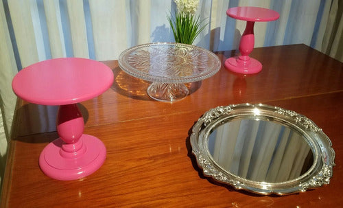 Glass Cake Stand Lana 30.5*11 Cm Tall for Birthday Parties 5