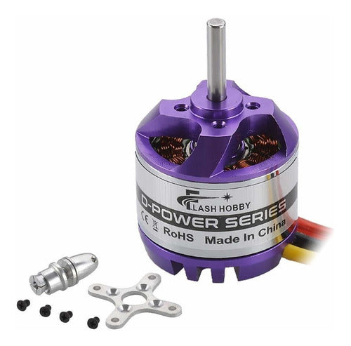 FlashHobby D2830 Brushless Motor 850kv for RC Aircraft Plane 0