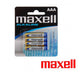 Maxell AAA Alkaline Batteries Pack of 4 Units 5