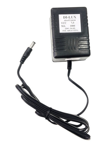 Regulated 7.5V 1A Power Supply for Small Casio Keyboards 0