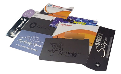 Grafica.Safetag 100 Premium Custom Cards Full Color Laminated 0