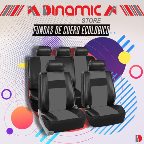 Dinamic Eco-Leather Seat Covers for Fiat Siena 4