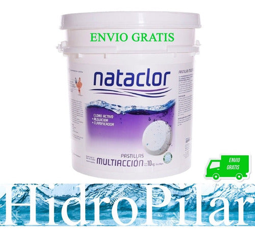 Pastillas De Cloro Multiaccion Nataclor X 10kg Hidropilar 1