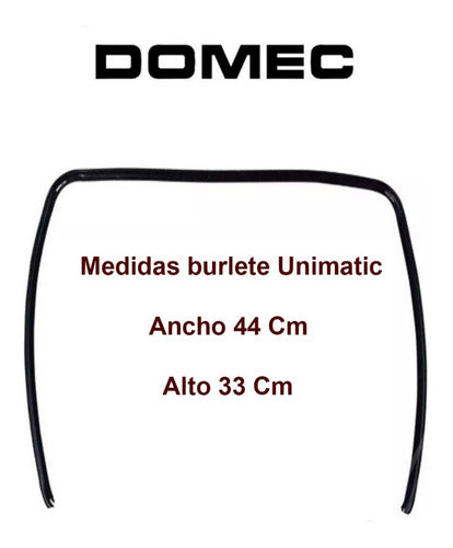 Domec Burlete Cocina Horno Unimatic Ancho 44 Cm Alto 33 Cm 1