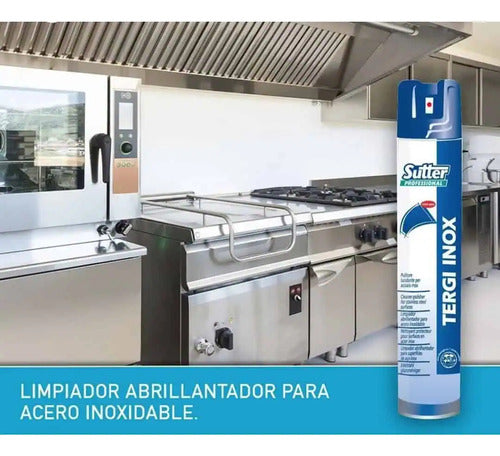 Sutter Tergi Inox Limpiador Y Abrillantador Acero Inoxidable 1