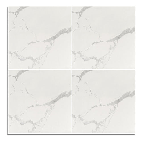 Harte Flooring Polished Glazed Porcelain Tile Carrara 60x60 cm 0