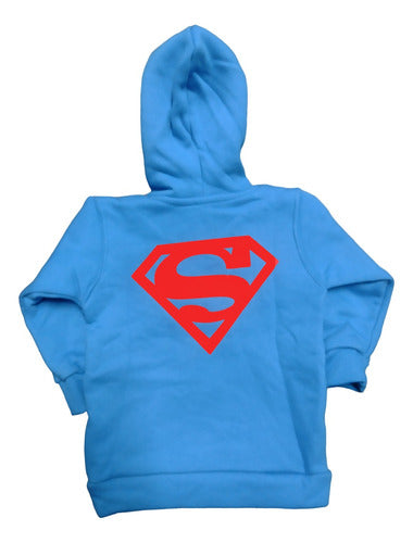 Littlefrank Baby Hoodie Superman Premium Fleece 1