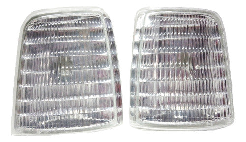 DAM Front Headlight Set White D/I Ford F-100 -150 1996/1999 2