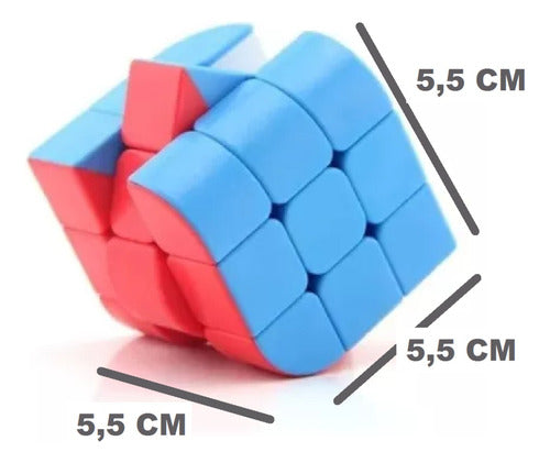 Blower Cubo Magico Cuadrado 3x3 + Mini Cubo 3x3 Playking 1