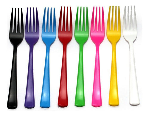 Argentina Rigid Plastic Disposable Forks X100 0