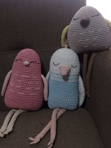 Crochet Birds Set of 3 1