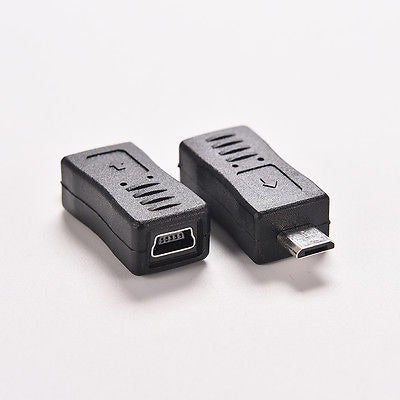 2 X Conector Mini Usb Hembra A Micro Usb Macho F/m Adaptador 1