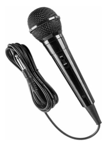 Genérica Microfono Dinamico Con Cable Sm-338 Alambrico Karaoke 0