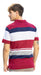 Men's Premium Imported Striped Cotton Polo Shirt in Special Sizes 50