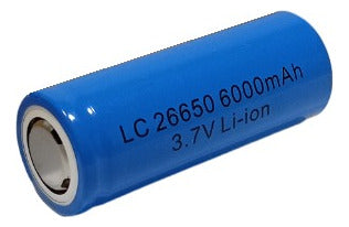 Pila Bateria Recargable 26650 6000 Mah 3.7v Li-on 1