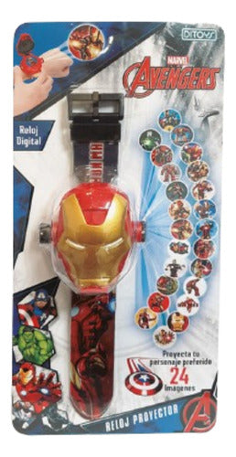 Ditoys Reloj Proyector Avengers Iron Man 1