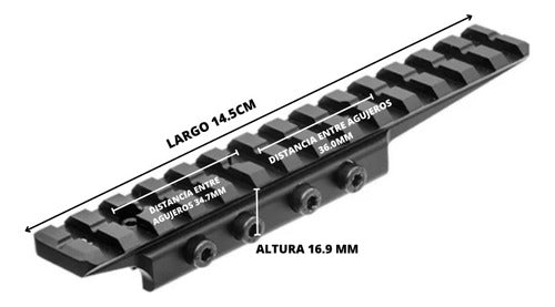 Utg Leapers Universal Dovetail to Picatinny/Weaver Adapter 1