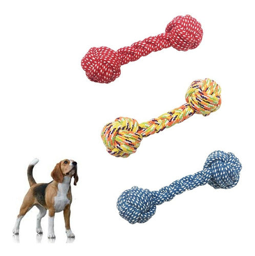 Mercadoflash Dog Rope Bone Toy 1