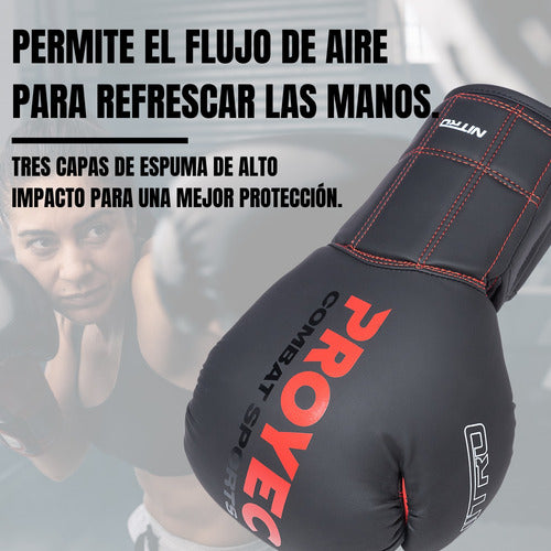 Proyec NITRO MMA Kickboxing Muay Thai Boxing Gloves 26