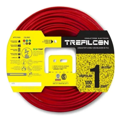 Trefilcon Unipolar Cable 1mm X 100 Meters 6