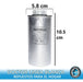 Capacitor Dual Para Refrigeración 35+4 Mf 440v 1