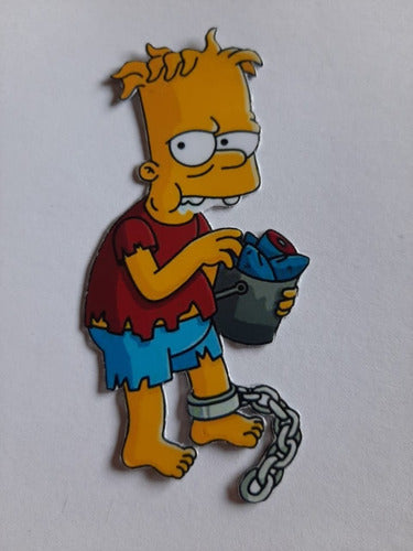 La Colmena de los Zanganos Los Simpsons Pack of Magnets 4