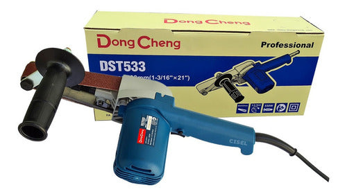 Lixadeira De Cinta 30x533 Dongcheng Dst-533 220v + 10 Lixas 2