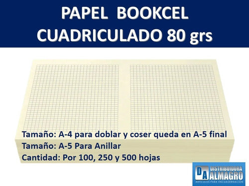 Bookcel Graph Paper A4 x 100 Sheets 80gsm - Final A5 1
