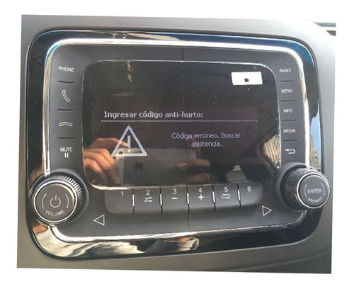 Continental FAMAR Jeep Renegade Stereo Code 1