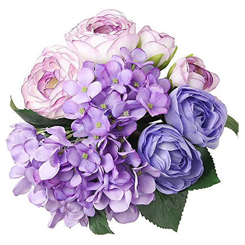 Felice Arts Artificial Flowers 12 7 Cabeza Silk Artificial T 0