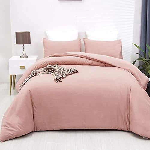 Luxlovery Blush Pink Comforter Set Twin Dusty Rose Ropa De C 0