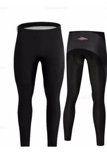 SWORDBIK Thermal Long Cycling Tights with 9D Gel for MTB & Road 0