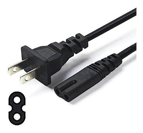 [listado Ul] Cable De Cable De Alimentacion 6foot 2 Ranuras 0